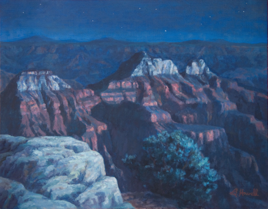 north rim moonlight